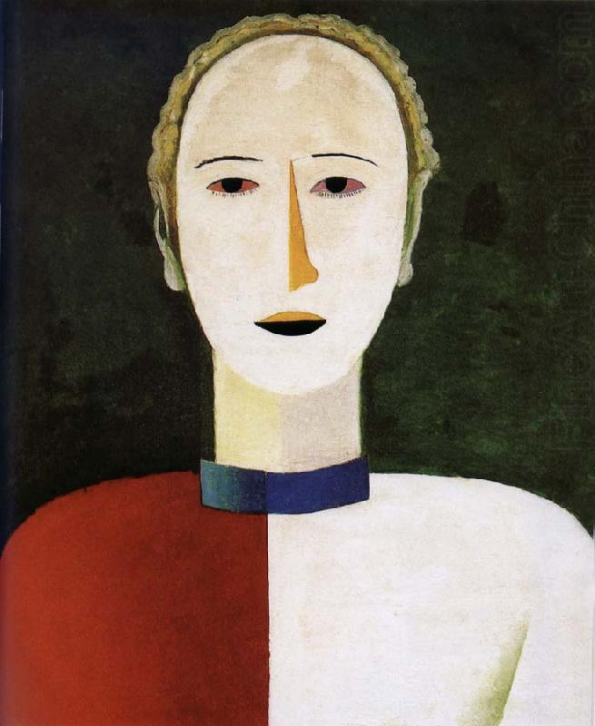 Kasimir Malevich Head of female china oil painting image
